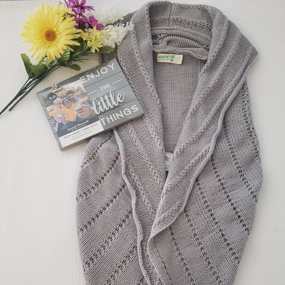 Women's Long Crocheted Duster Vest